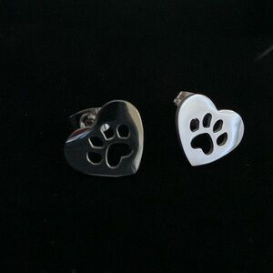 Dog Heart earrings